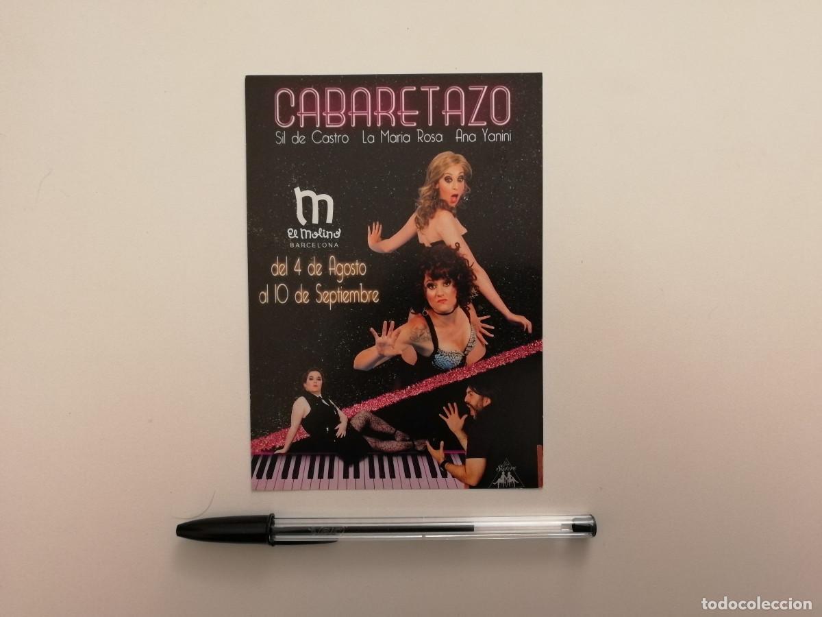 Postales: FOLLETO ORIGINAL -10*15- El Cabaretazo CABARET - EL MOLINO BARCELONA - Sil de Castro - Ana Yanini