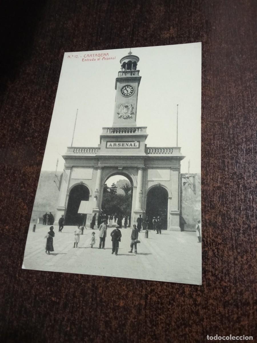Postales: Cartagena.Entrada al Arsenal.