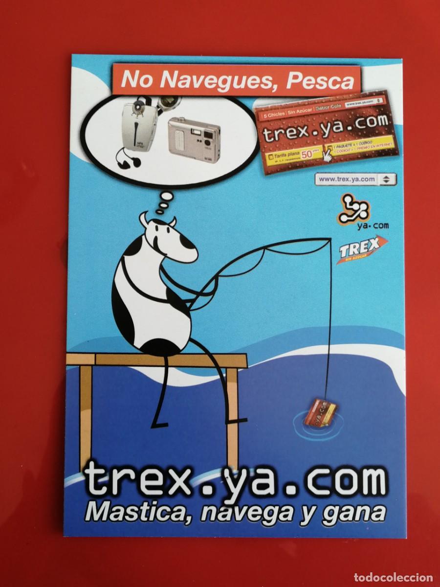 Postales: POSTAL 18528 NUEVA-TREX CHICLE VACA TELECOMUNICACIONES MUSICA
