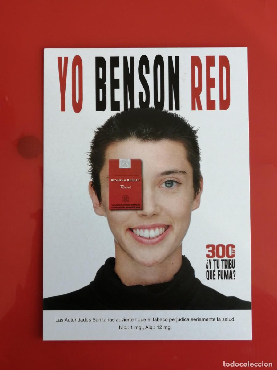 Postales: POSTAL 18536 NUEVA-POSTALFREE YO BENSON RED / YO MOD - TABACO MUSICA