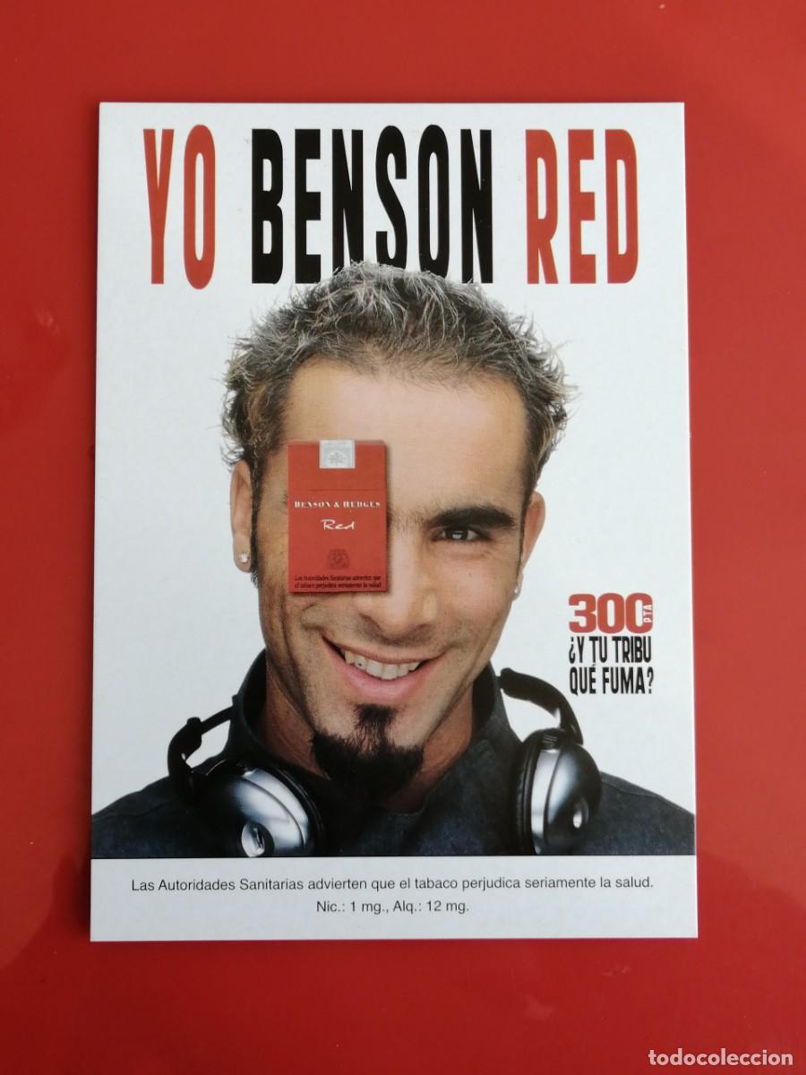 Postales: POSTAL 18537 NUEVA-POSTALFREE YO BENSON RED / YO TECNO - TABACO MUSICA