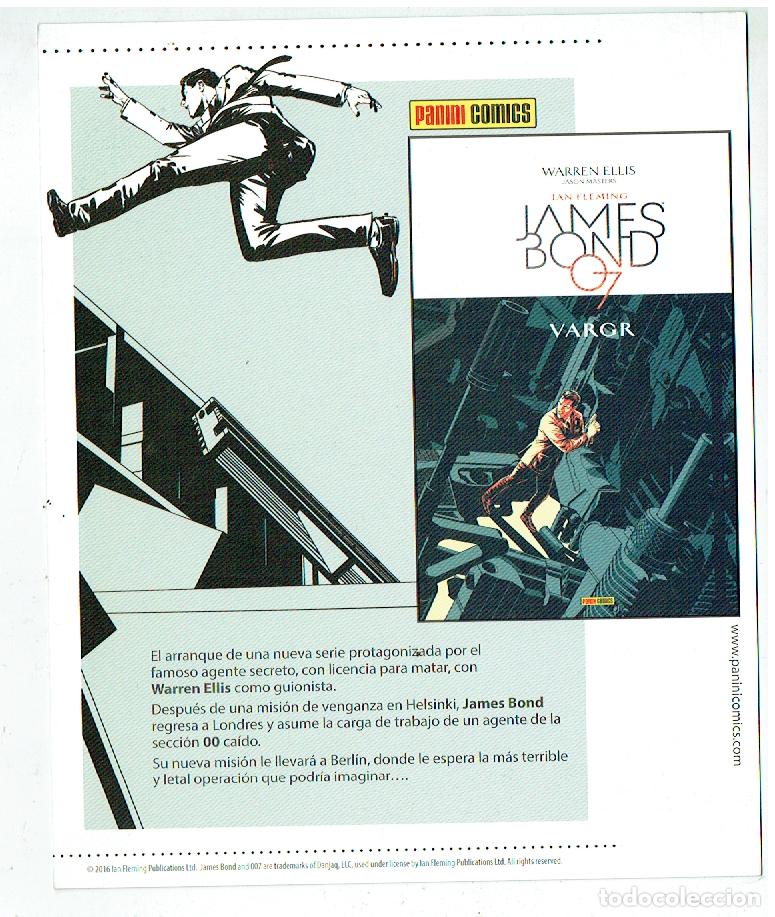 Postales: JOAMES BOND 07. PANINI COMICS. (B/48.1 - Foto 2