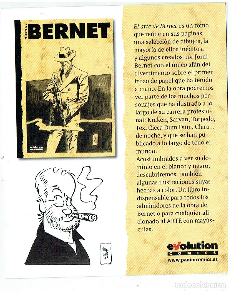Postales: EL ARTE DE BERNET. EVOLUTI&Oacute;N COMICS. (B/48.1 - Foto 2