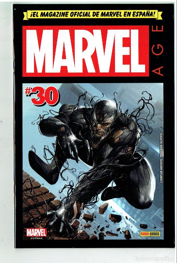 Postales: EL MAGAZINE OFICIAL MARVEL. N&ordm; 30. PANINI COMICS. (B/48.1