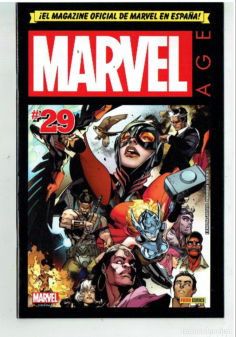 Postales: EL MAGAZINE OFICIAL MARVEL. N&ordm; 29. PANINI COMICS. (B/48.1