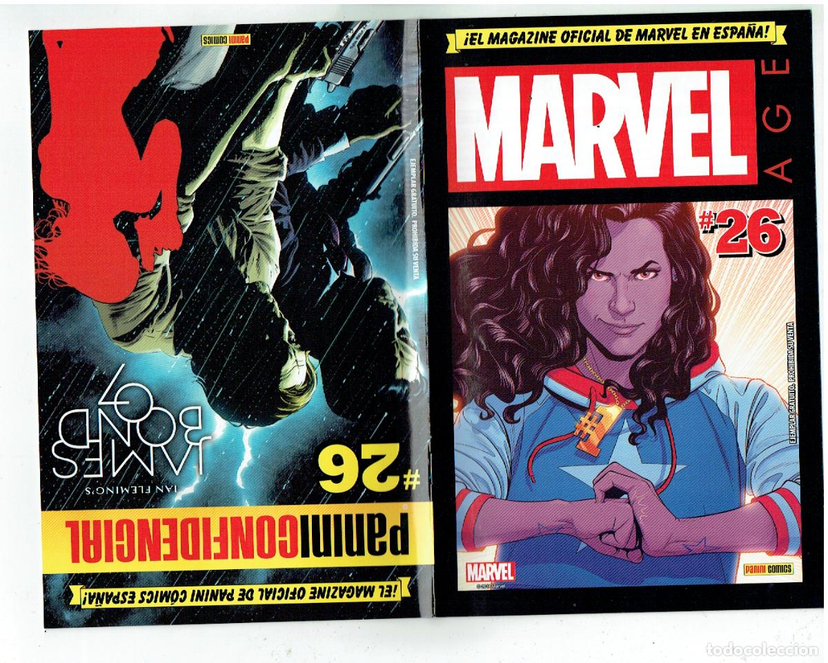 Postales: EL MAGAZINE OFICIAL MARVEL. N&ordm; 26. PANINI COMICS. (B/48.1