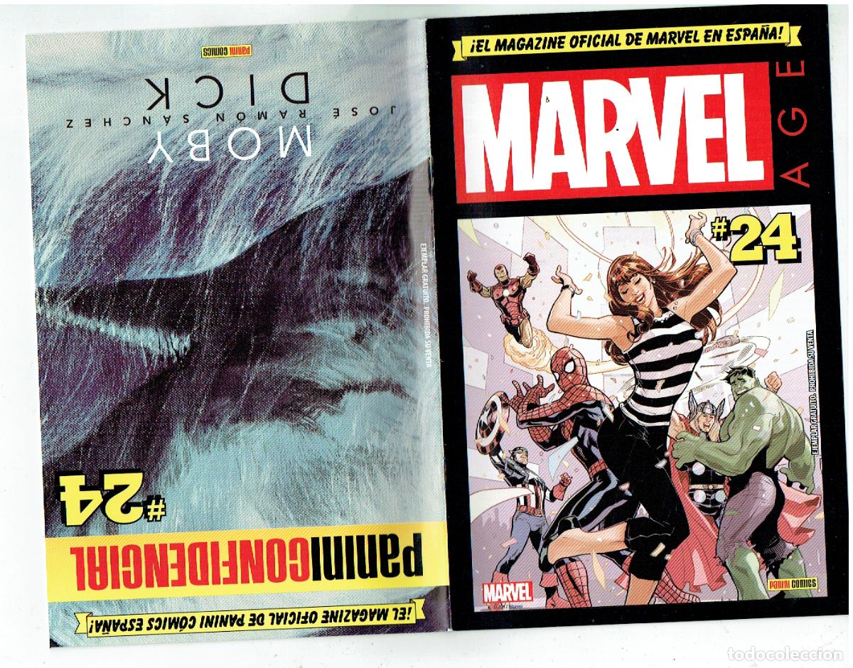 Postales: EL MAGAZINE OFICIAL MARVEL. N&ordm; 24. PANINI COMICS. (B/48.1