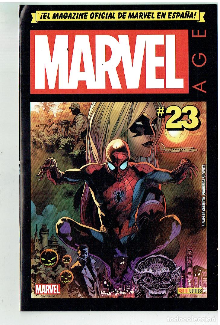 Postales: EL MAGAZINE OFICIAL MARVEL. N&ordm; 23. PANINI COMICS. (B/48.1