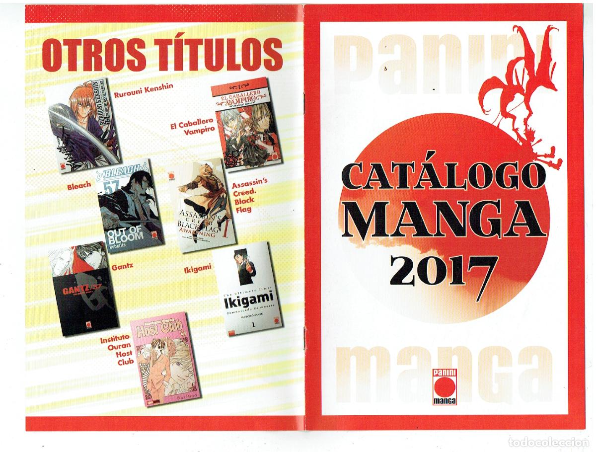 Postales: CAT&Aacute;LOGO MANGA, 2017. PANINI COMICS. (B/48.1