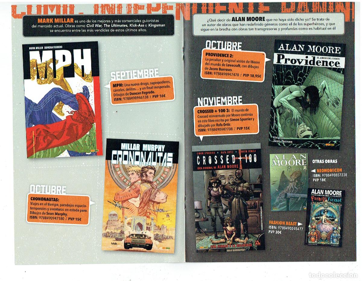 Postales: DISFRUTA DEL MEJOR COMIC INDEPENDIENTE CON PANINI COMICS. (B/48.1 - Foto 2