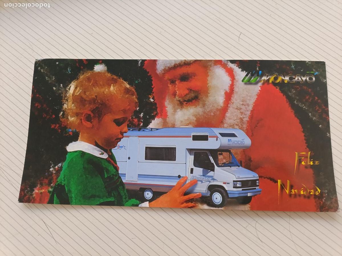 Postales: Tarjet&oacute;n publicidad Caravanas Blago. Ctra. Toledo km. 29,800