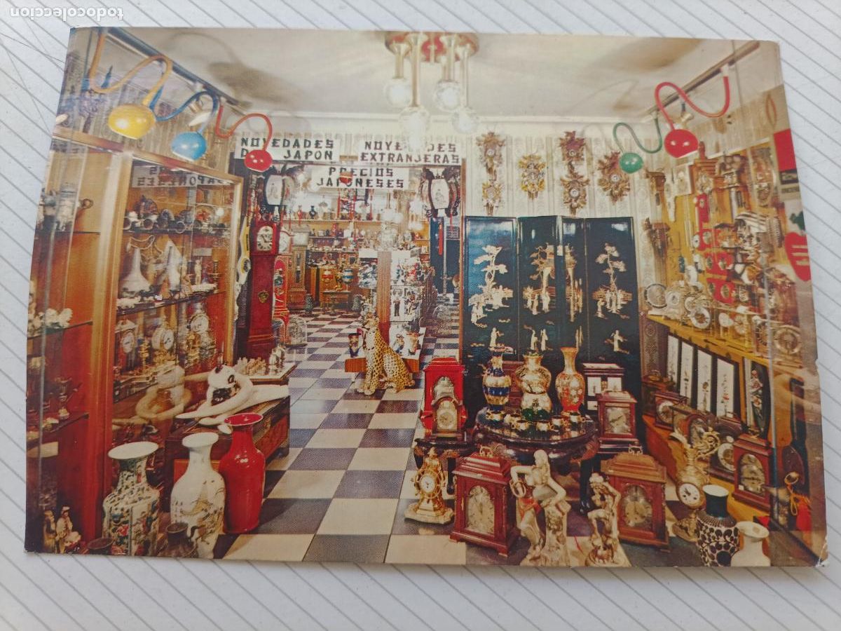 Postales: Madrid, postal publicitaria. Novedades Extranjeras, Espoz y Mina 1