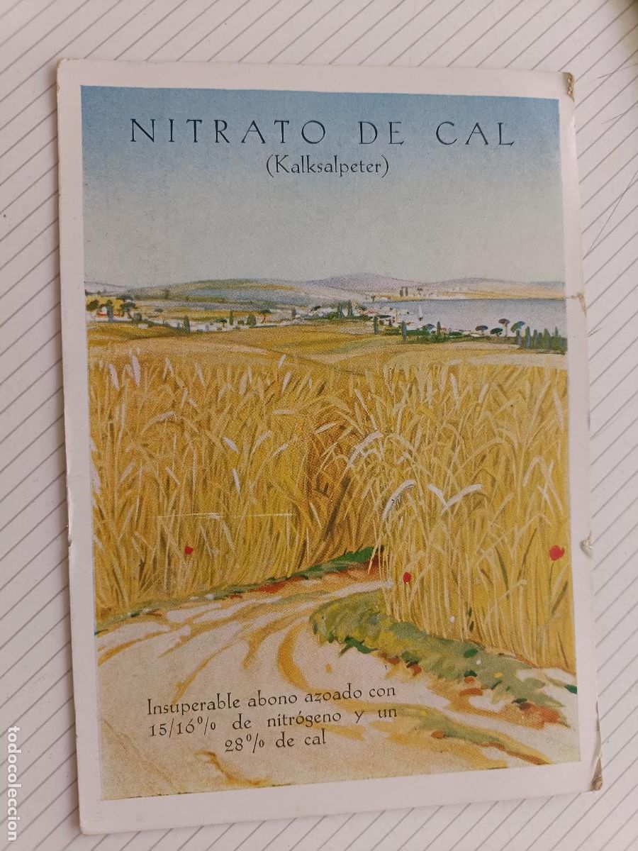 Postales: *Nitrato de Cal* Uni&oacute;n Qu&iacute;mica y Lluch, S.A. Nueva