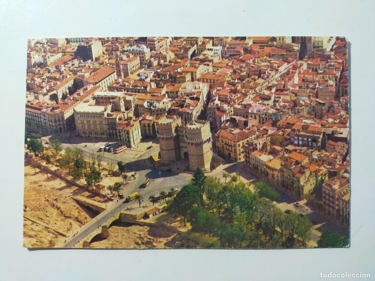 Postales: Postal IBERIA (Lineas Aereas de Espa&ntilde;a) - VALENCIA (Torres de Serrano) - Edit RIEUSSET - A&ntilde;o 1962