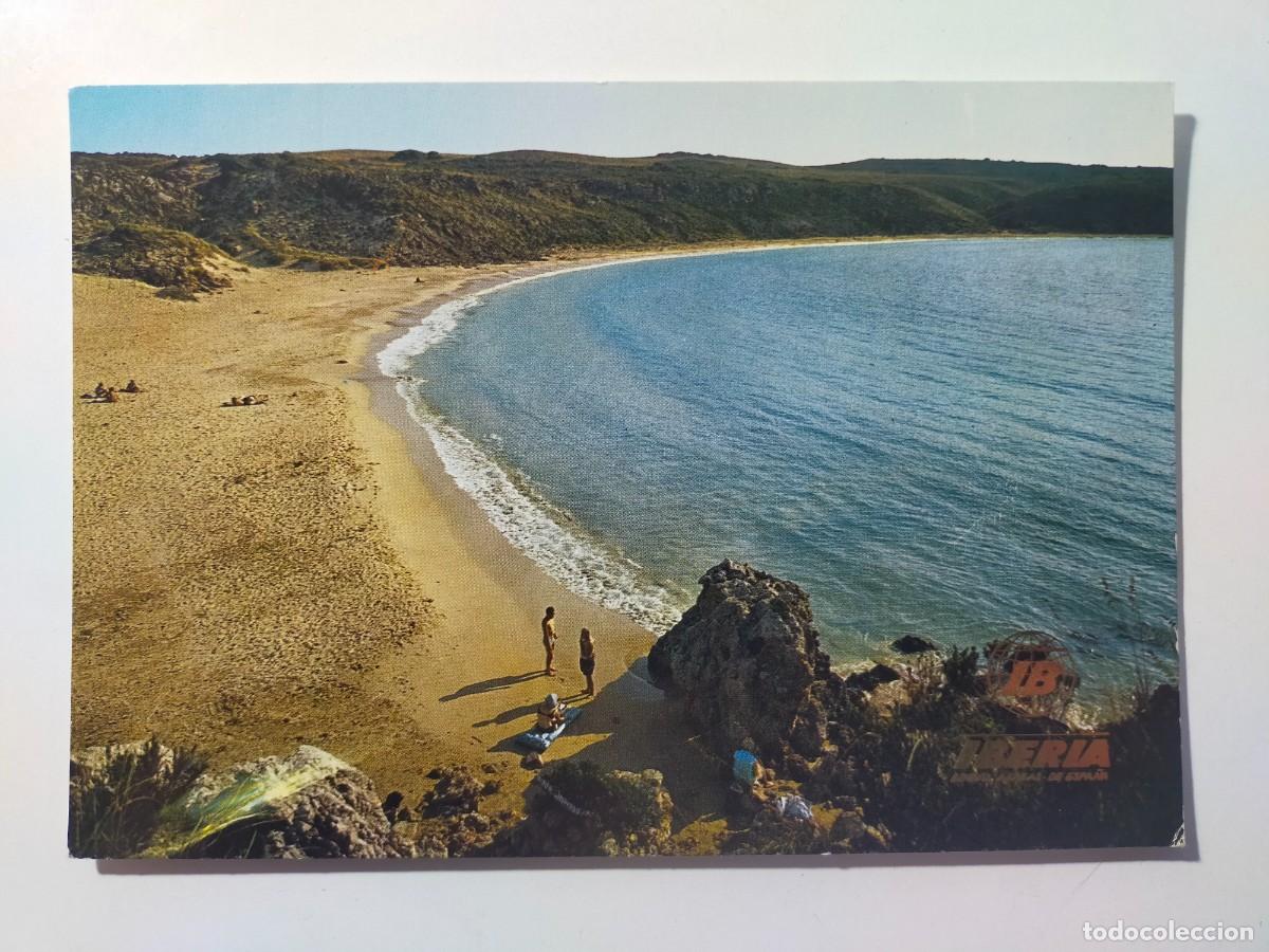 Postales: Postal IBERIA (Lineas Aereas de Espa&ntilde;a) - Isla de MENORCA (Arenal d&acute;en Castell) - Escudo de Oro.