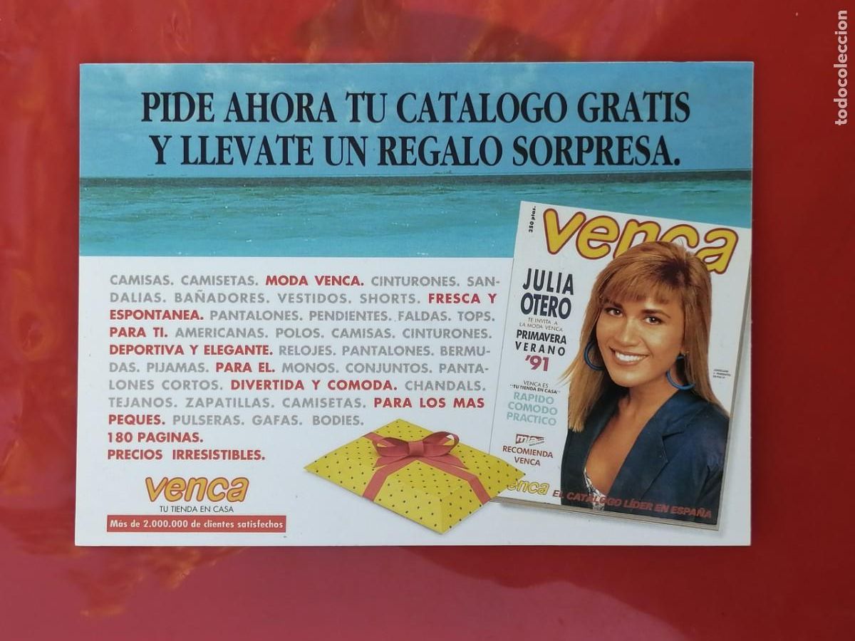 Postales: POSTAL 18849 NUEVA-VENCA VENTA CATALOGO BARCELONA JULIA OTERO PERIODISTA RADIO TELEVISION