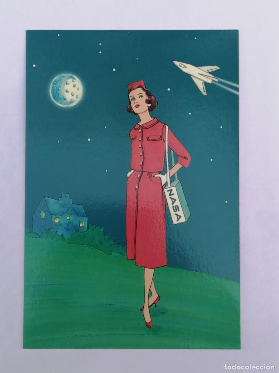 Postales: POSTAL 18909 NUEVA-UNITED KINGDOM LOUDMOUTH -ROCKET GIRL -TEATRO MUJER AVIACION NASA COSMOS