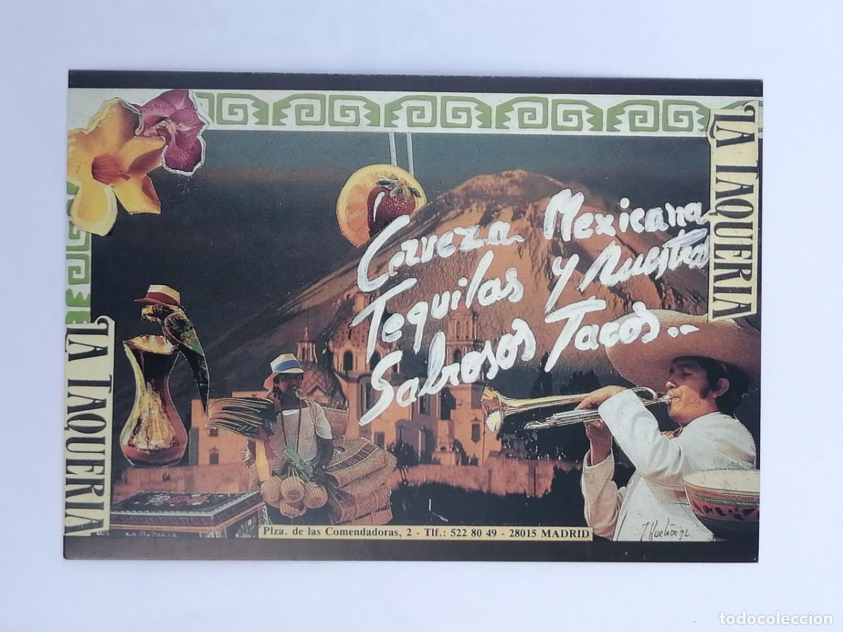Postales: POSTAL 18884 NUEVA-VANGUARDIA LA TAQUERIA MADRID GASTONOMIA MEXICO MUSICA