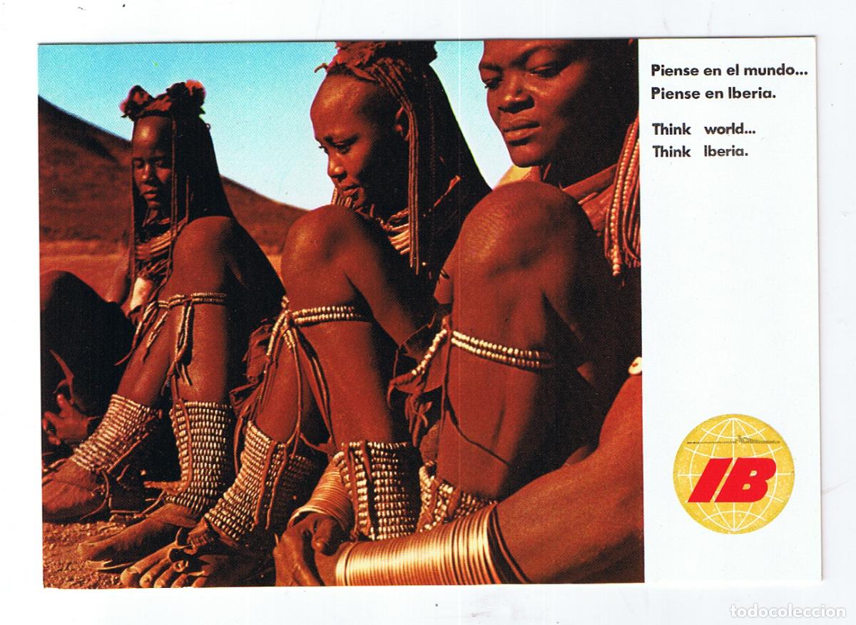 Postales: Tarjeta postal publicidad IBERIA. Piense en el mundo piense en Iberia, 1970