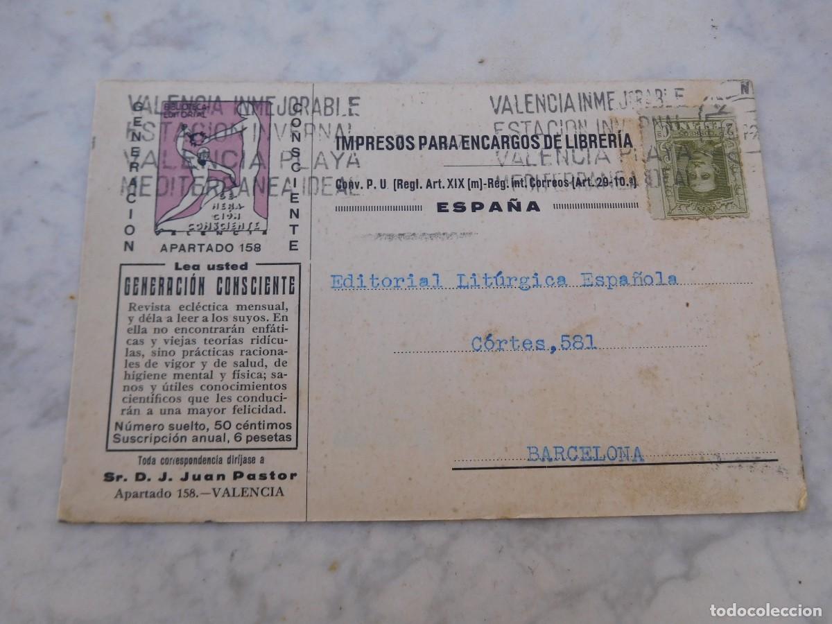 Postales: Generaci&oacute;n consciente Valencia 1928