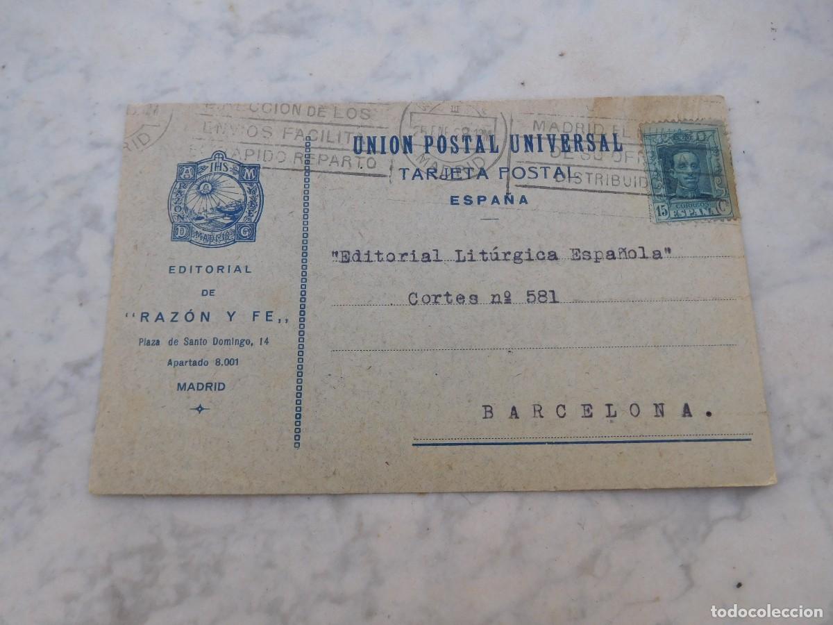 Postales: Raz&oacute;n y fe Madrid 1928