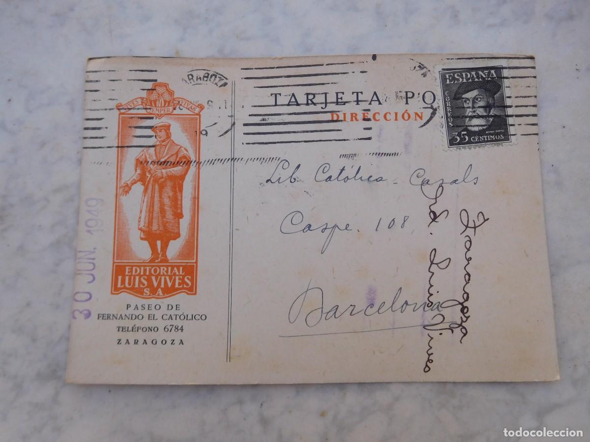 Postales: Editorial Luis Vives Zaragoza 1949