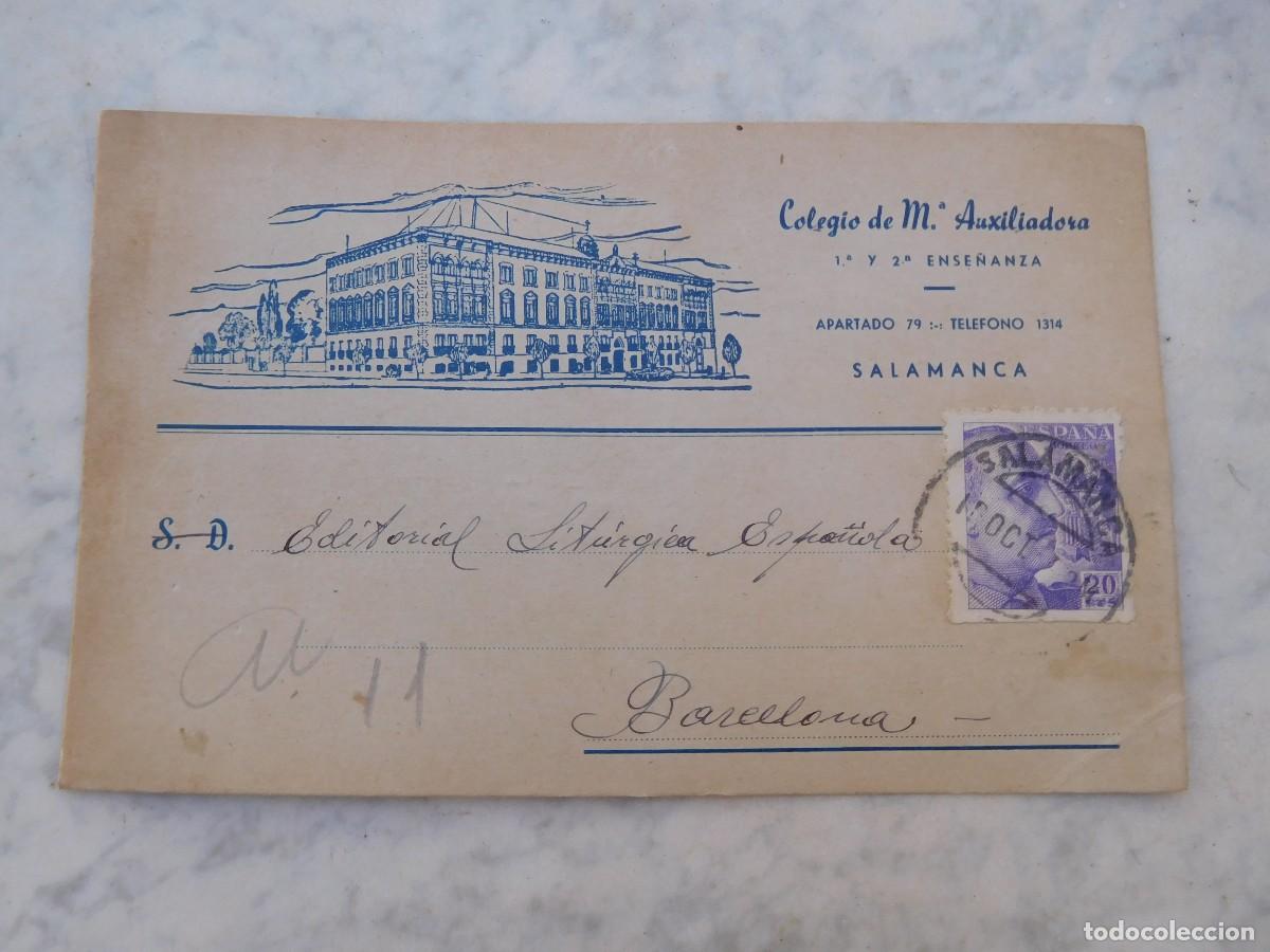 Postales: Colegio de Maria Auxiliadora Salamanca 1945