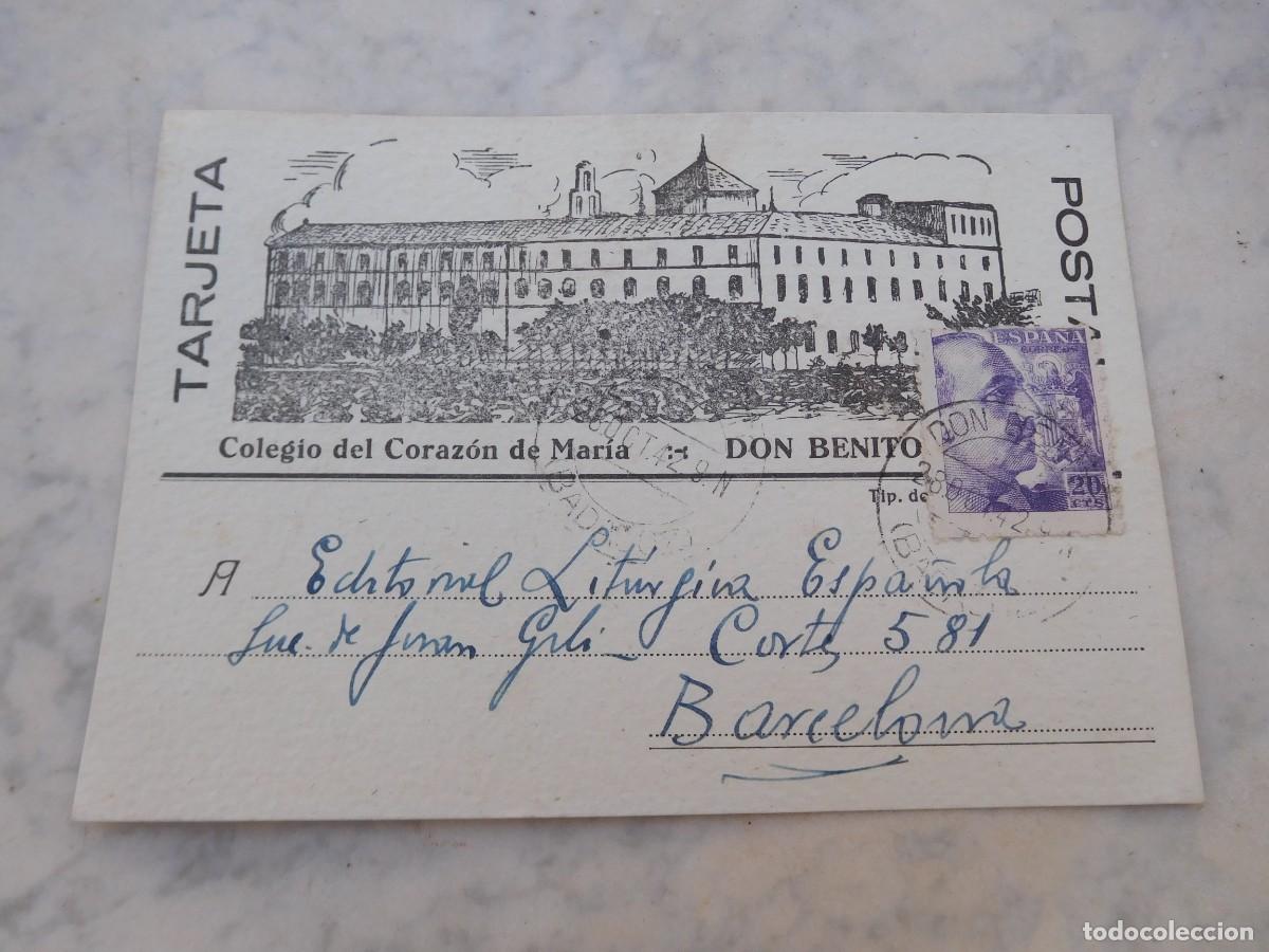 Postales: Colegio del coraz&oacute;n de Maria Don Benito 1942