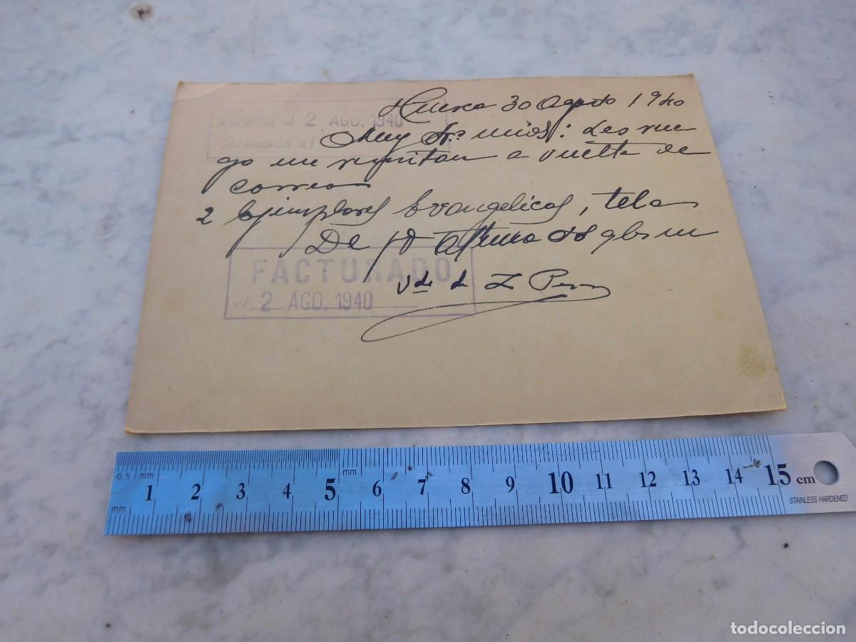 Postales: Imprenta viuda de Leandro Perez, Huesca 1940 - Foto 2