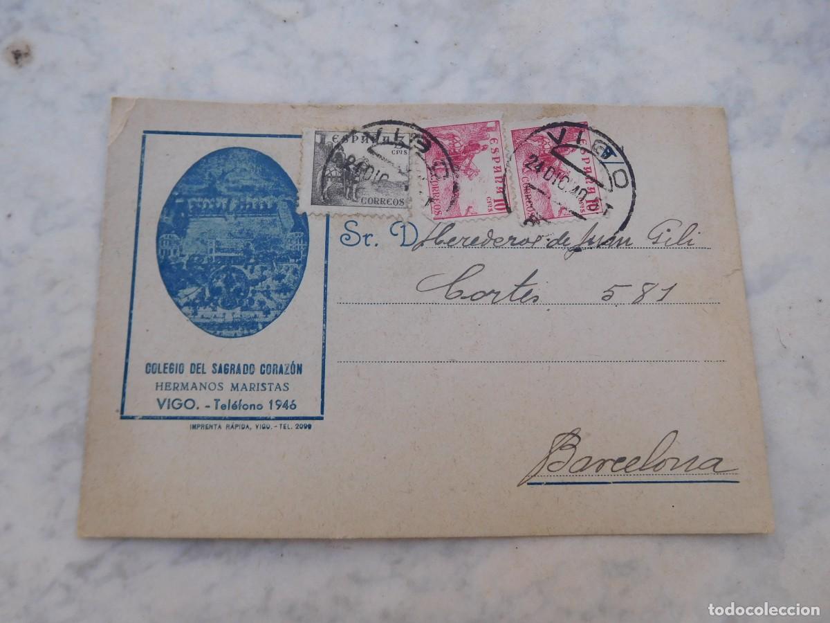 Postales: Colegio del sagrado coraz&oacute;n, Vigo 1940