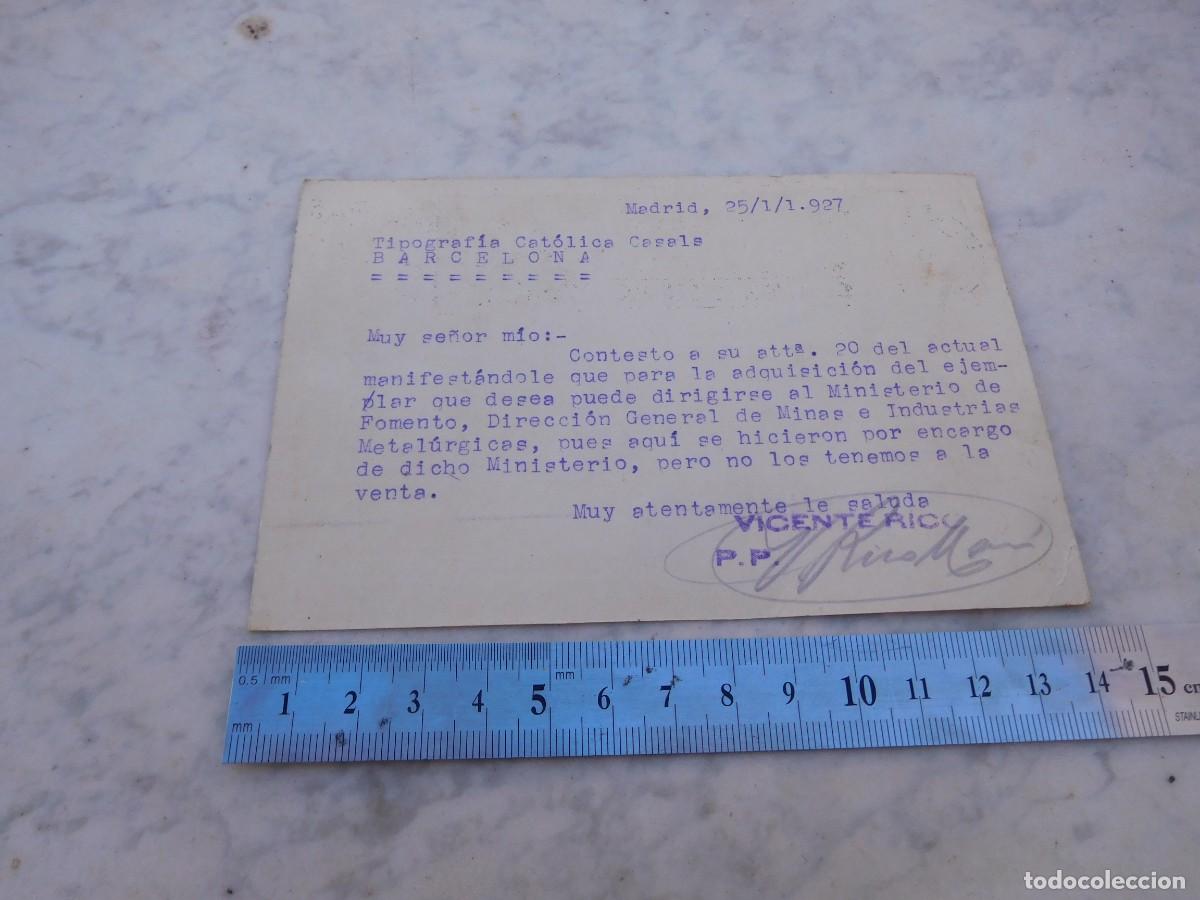 Postales: Vicente Rico, Madrid 1927 - Foto 2