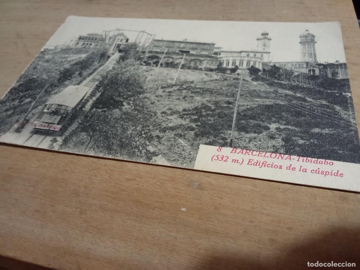 Postales: Barcelona. Tibidabo. Edificios de la C&uacute;spide.L. Roisin