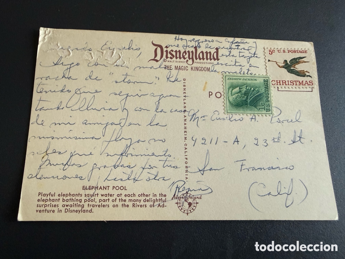 Postales: Postal antigua. DISNEYLAND