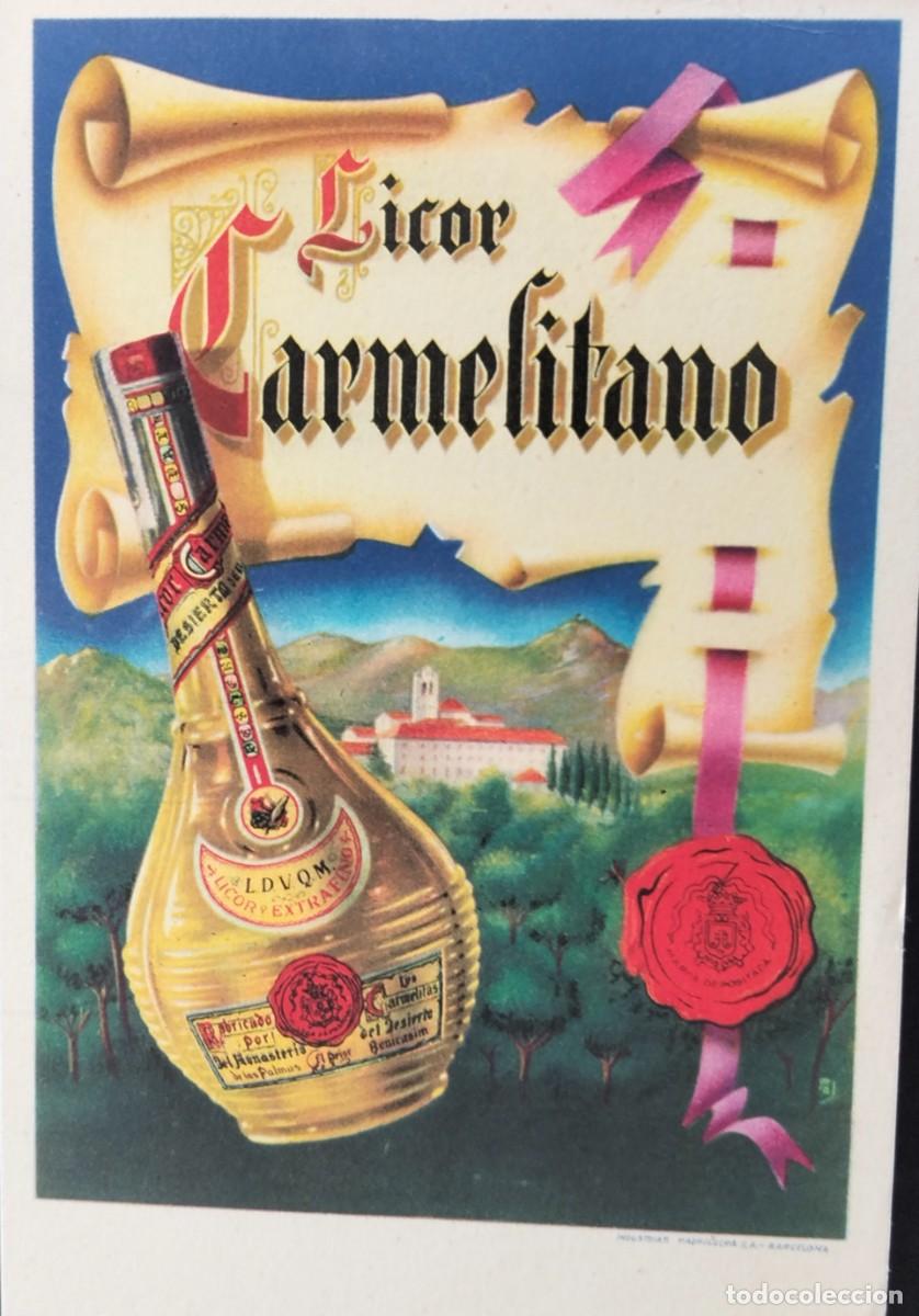 Postales: POAE5 95009 publicidad LICOR CARMELITANO BENICASIM