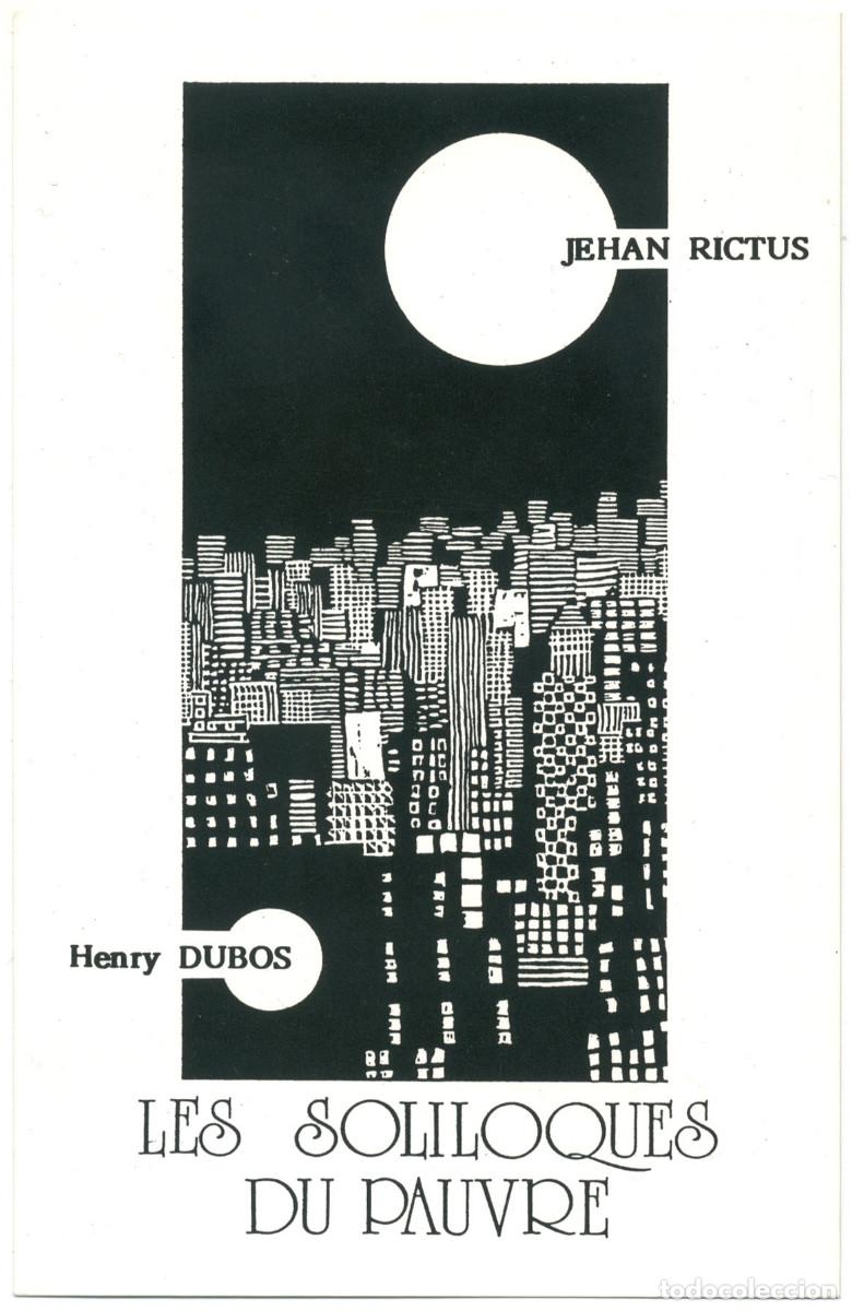 Postales: Th&eacute;&acirc;tre Musical Coulisses (Saint-Saens. 1987). Les soliloques du pauvre / Henry Dubos & Jehan Rictus