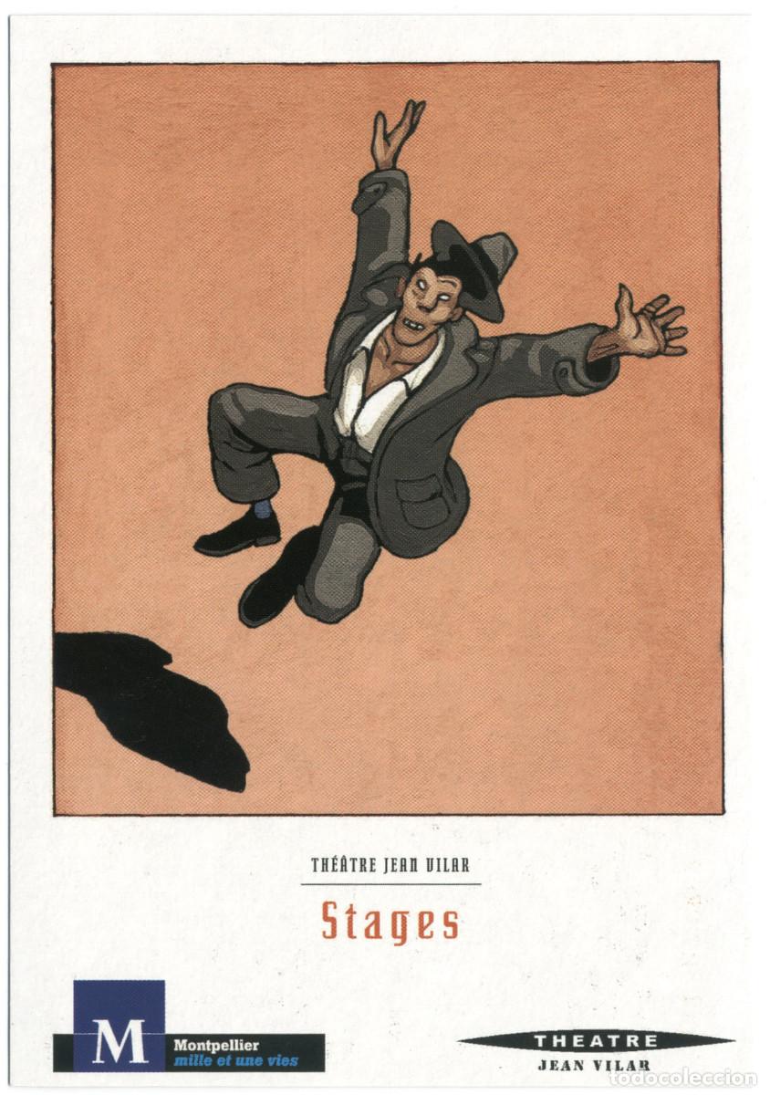 Postales: Th&eacute;&acirc;tre Jean Vilar (Montpellier. 2008). Stages_Illustr. Thierry Plus