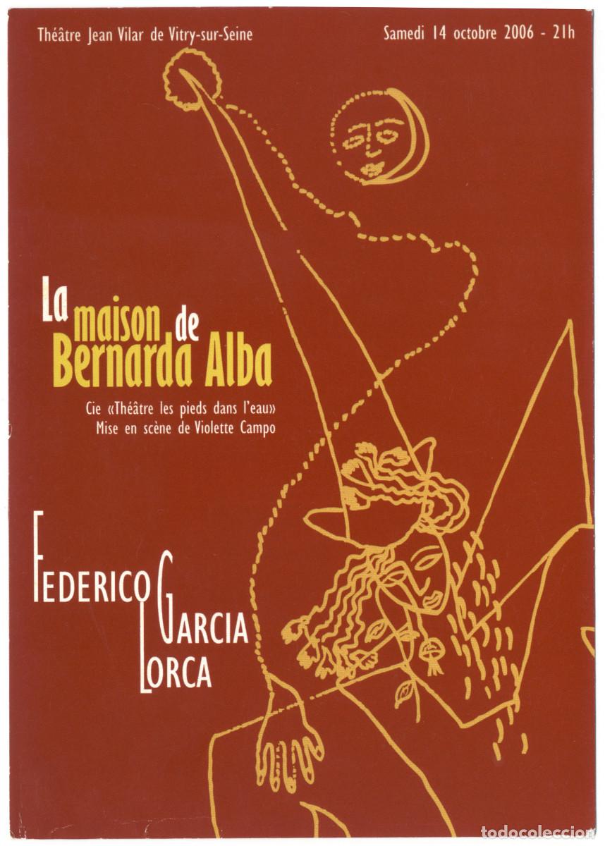 Postales: Th&eacute;&acirc;tre Jean Vilar (Montpellier. 2006). La maison de Bernarda Alba, de Federico Garc&iacute;a Lorca, de Th&eacute;