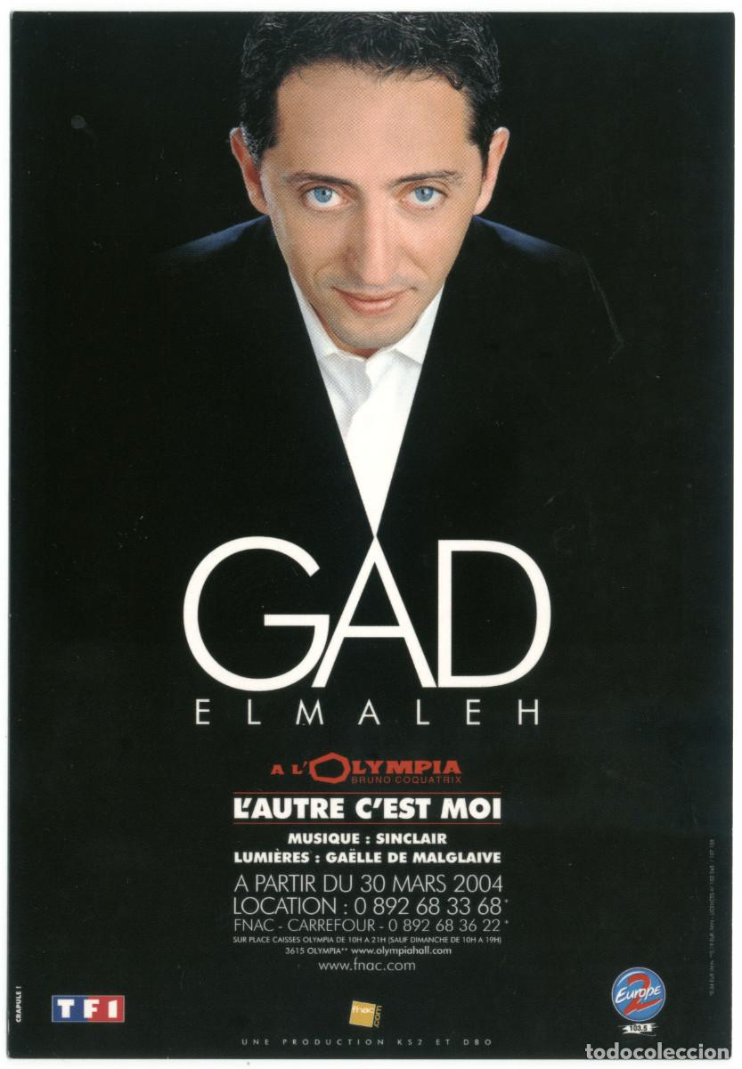 Postales: L'Olympia (Paris. 2004). L'autre c&egrave;st moi, de Gad Elmaleh