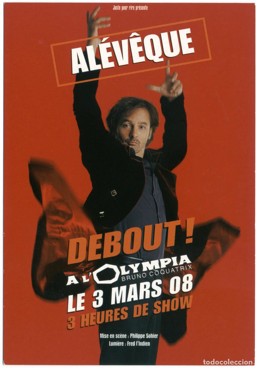 Postales: L'Olympia (Paris. 2008). Debout, de ChristopheAl&eacute;v&ecirc;que