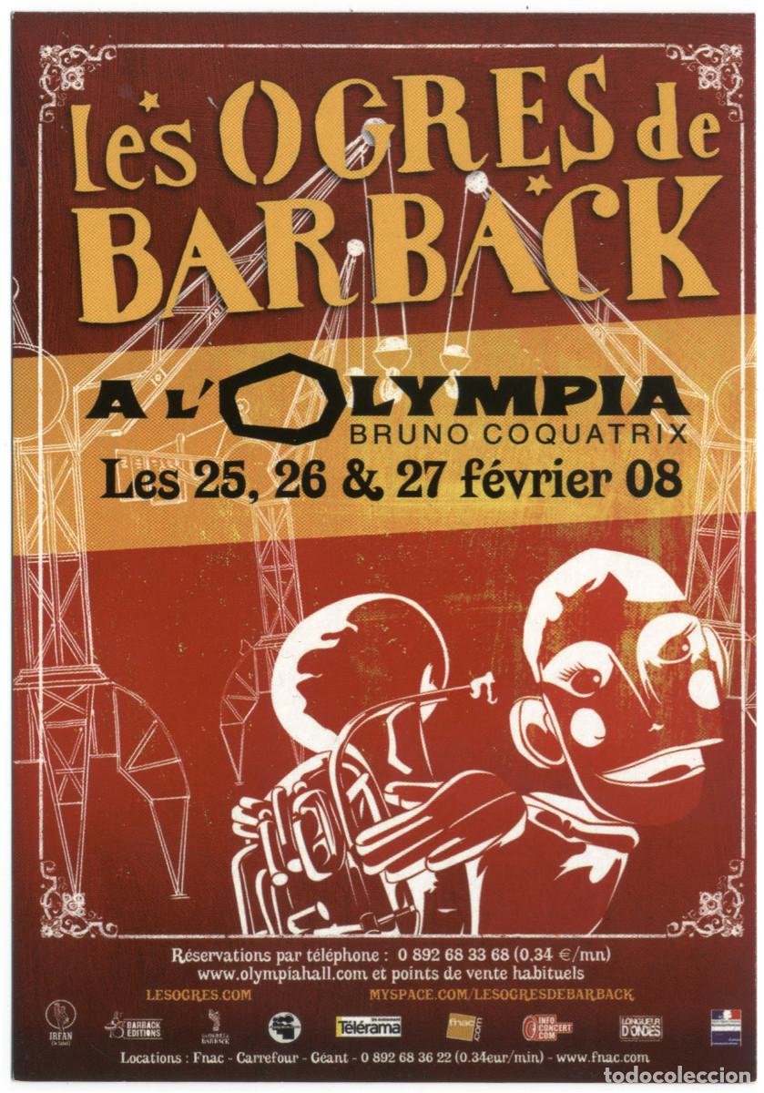 Postales: L'Olympia (Paris. 2008). Les ogres de Barback