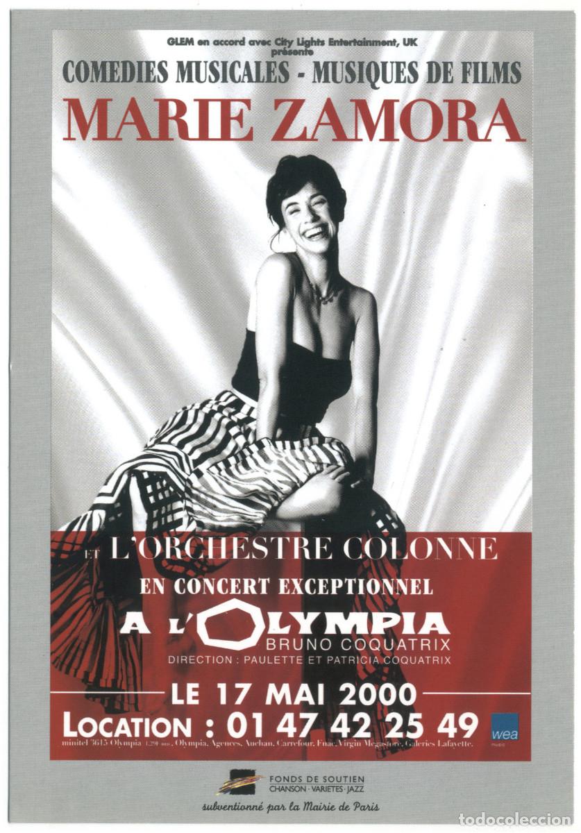 Postales: L'Olympia (Paris. 2000). Marie Zamora & Orchestre Colonne