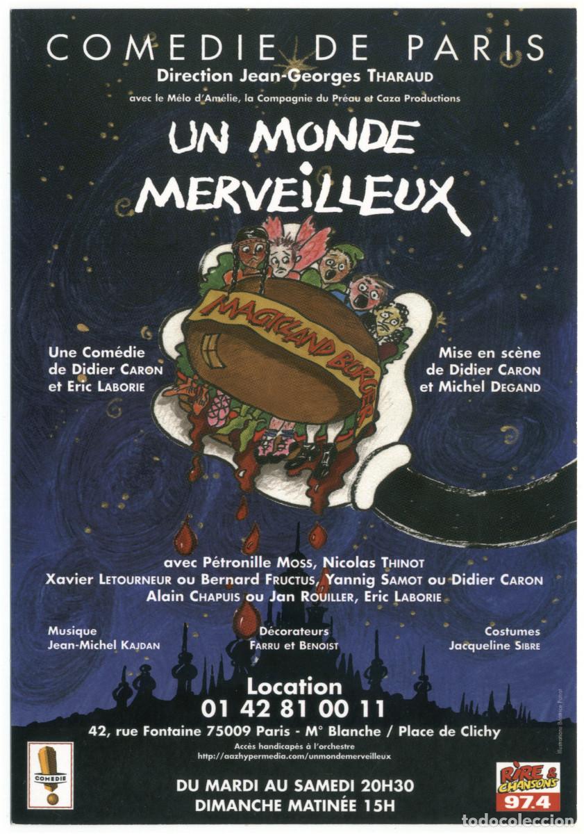 Postales: Com&eacute;die de Paris. Un monde merveilleux, de Didier Caron & Eric Laborie; dir. Didier Caron & Michel D