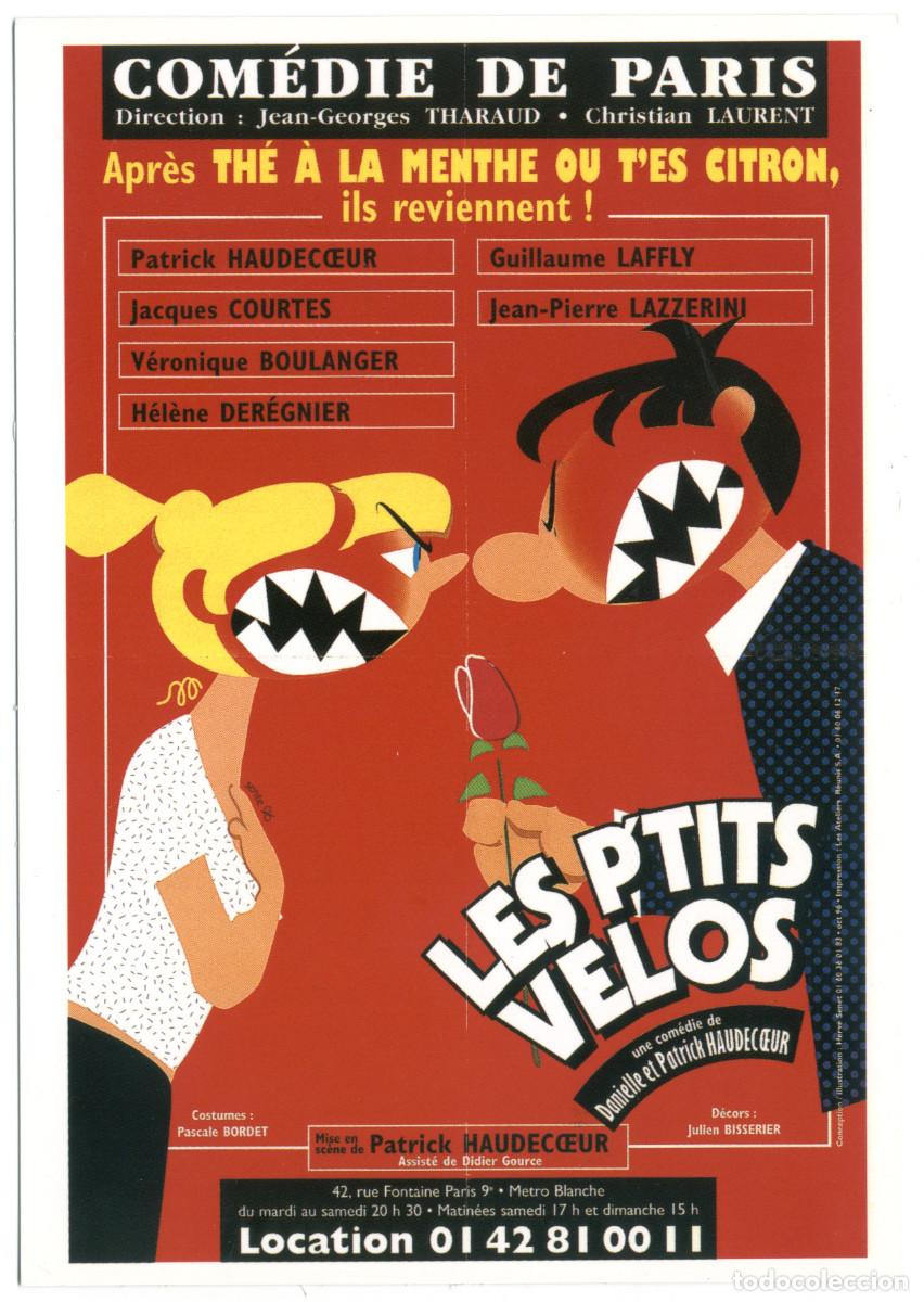 Postales: Com&eacute;die de Paris. Les petits velos, de Danielle & Patrick Haudecoeur; dir. Patrick Haudecoeur