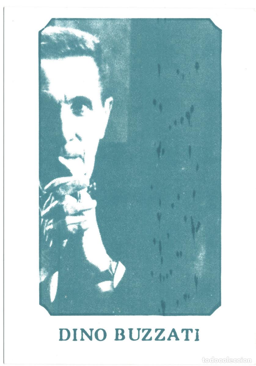 Postales: Atelier Acteur. Dino Buzzati, A bonne &eacute;cole