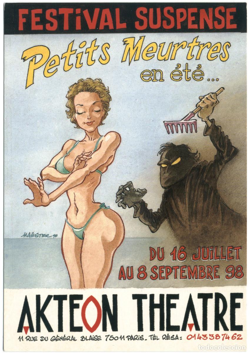 Postales: Akt&eacute;on Th&eacute;&acirc;tre (Paris. 1998). Festival suspense, Petits meurtres en &eacute;t&eacute;