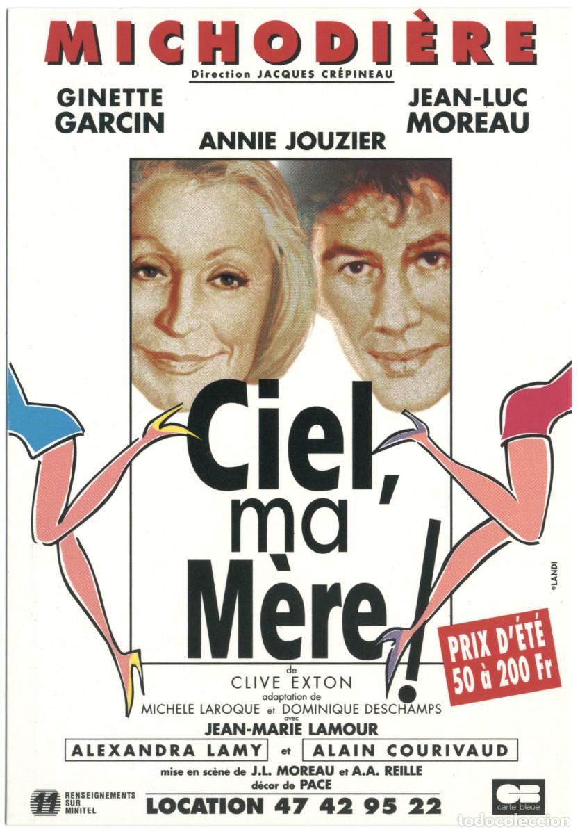 Postales: Michodiere. Ciel, ma m&egrave;re, de Clive Exton; dir. J. L. Moreau & A. A. Reille