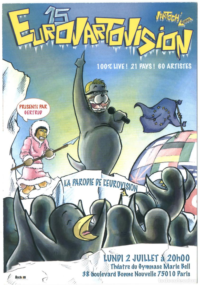 Postales: Th&eacute;&acirc;tre du Gymnase Marie Bell (Paris. 2007). 15 Eurovartovision