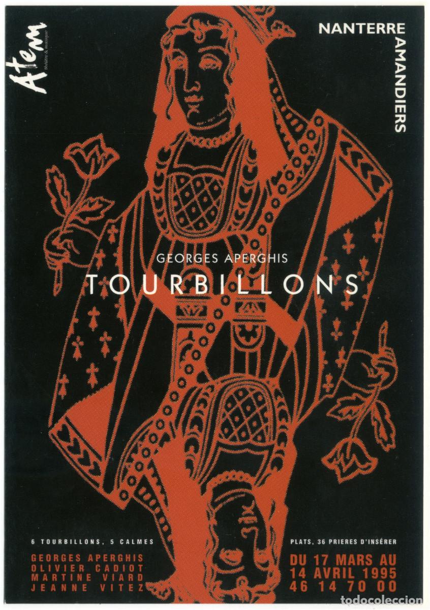Postales: Th&eacute;&acirc;tre Nanterre-Amandiers (1995). Tourbillons, de Georges Aperghis; dir. Mickey Lechat
