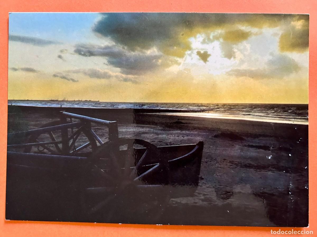 Postales: POSTAL PUBLICITARIA LABORATORIOS ELI LILLY - PUESTA DE SOL - SUNSET - ED. INGRO 1972 - SIN CIRCULAR
