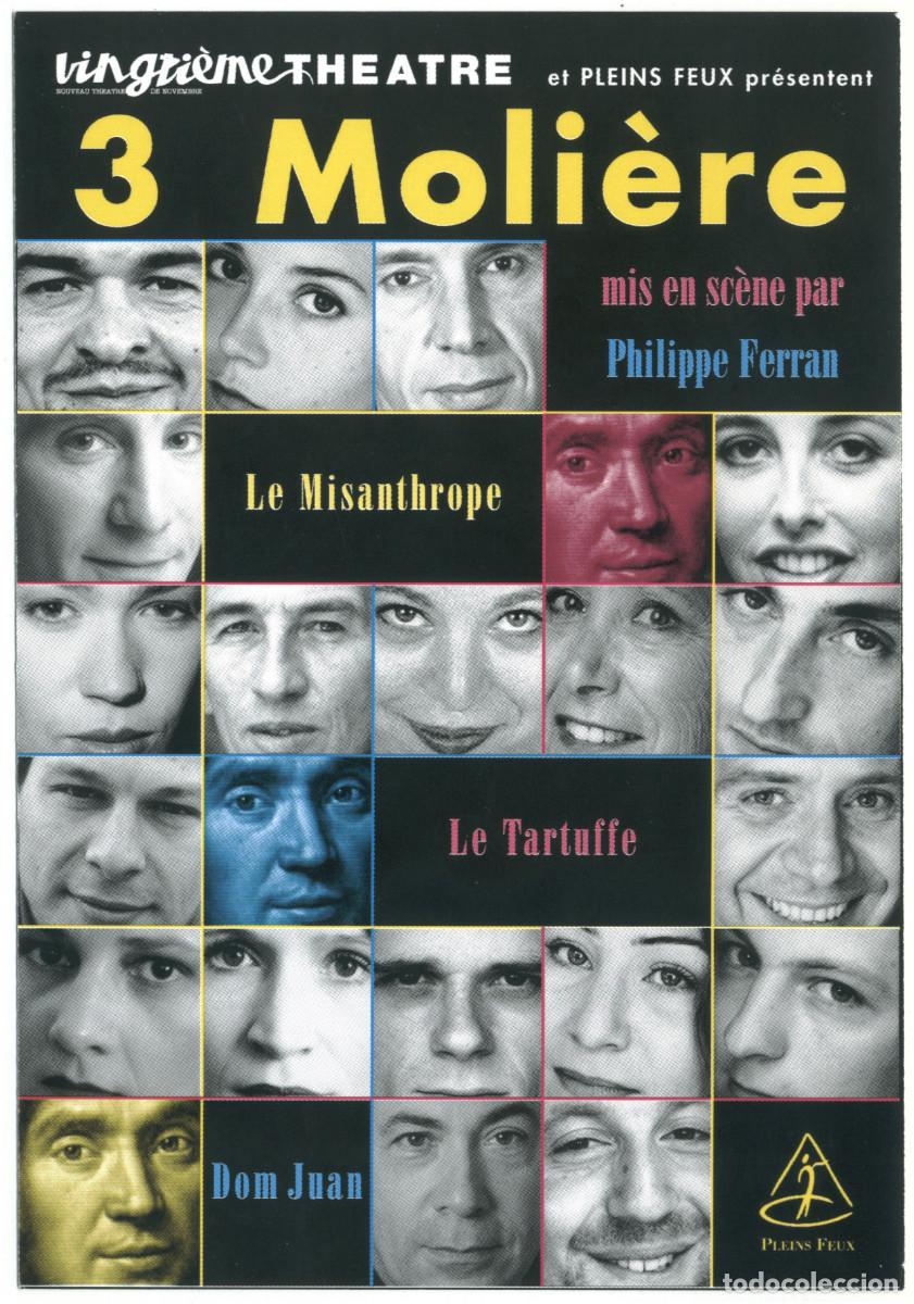 Postkarten: Vingti&egrave;me Th&eacute;&acirc;tre (Paris. 2004). 3 Moli&egrave;re; dir. Philippe Ferran